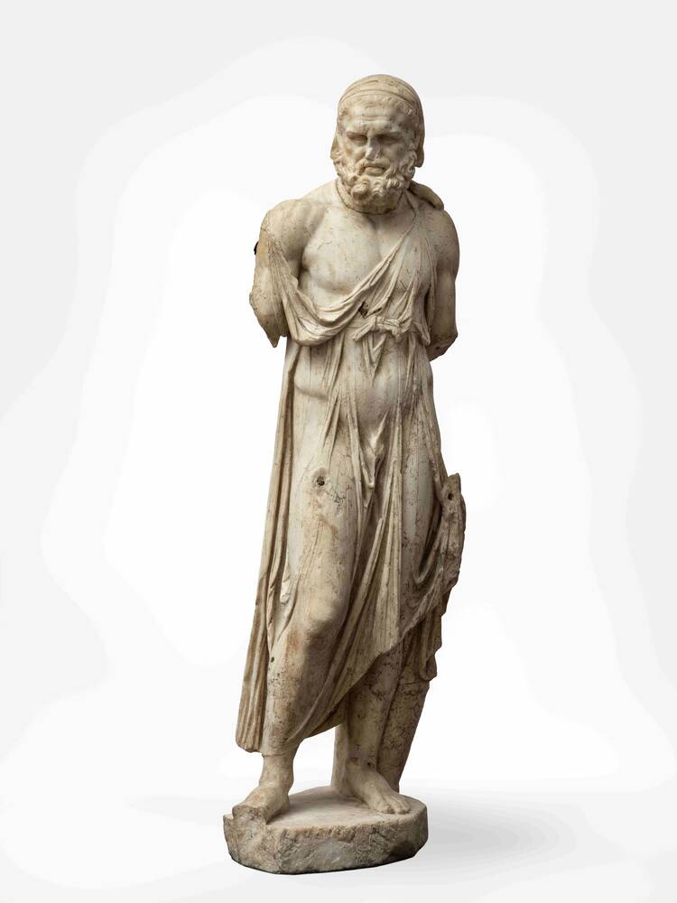 Herakles in den Kleidern der Omphale