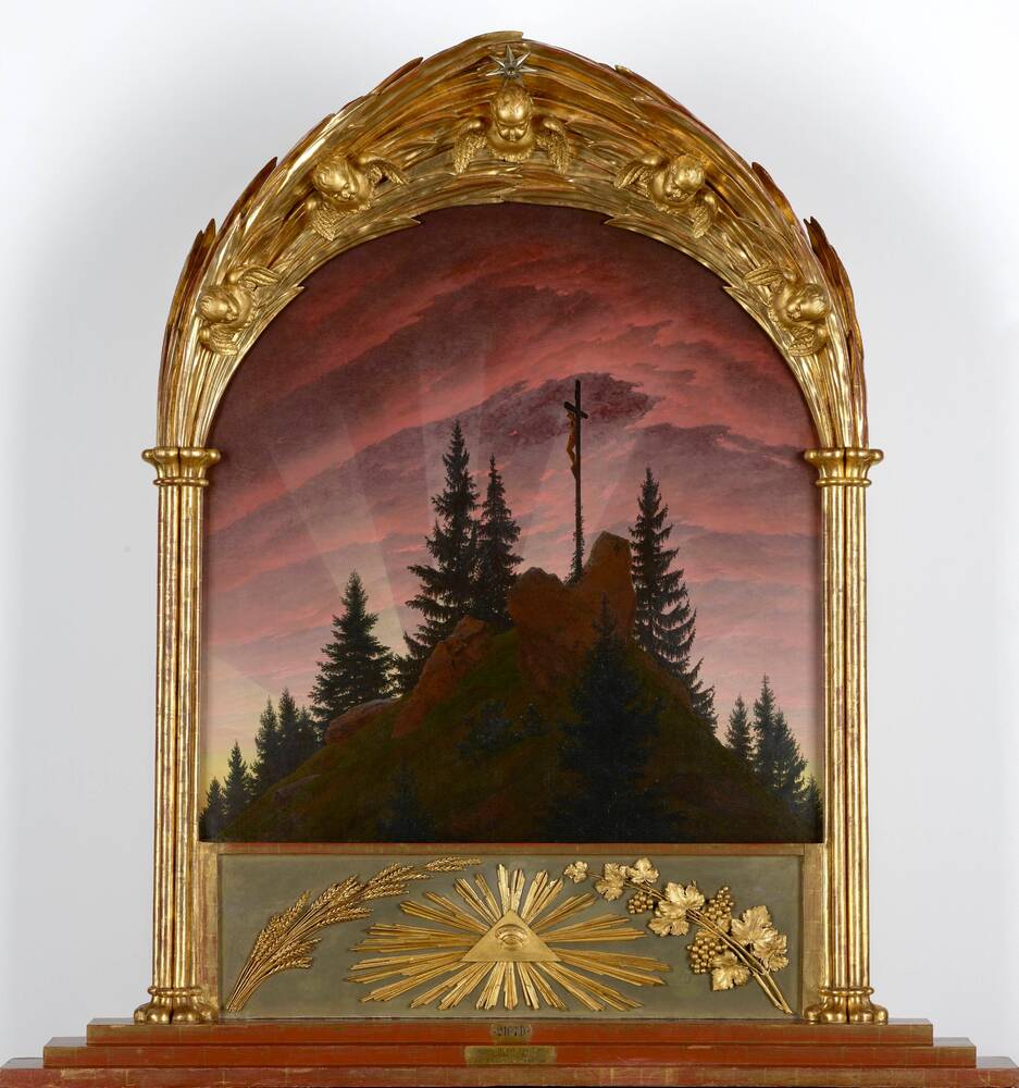 Das Kreuz im Gebirge (Tetschener Altar)