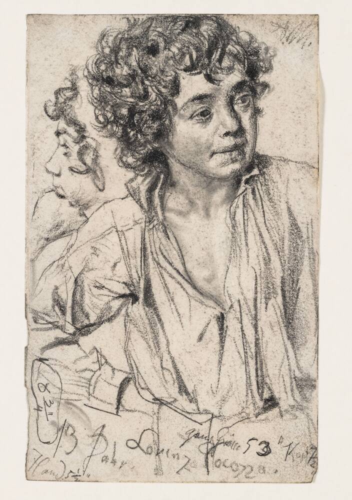 Bildnis Lorenzo Cocozza im Alter von 13 Jahren, Halbfigurenportrait