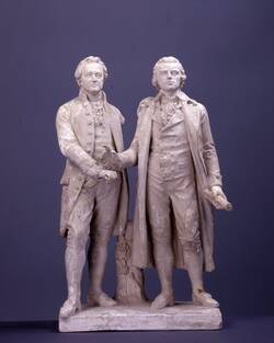 Entwurf zum Goethe-Schiller-Denkmal in Weimar