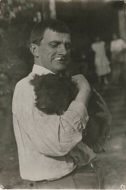 Bildnis Wladimir Majakowski mit Skotik