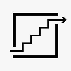 Next stop up the stairs