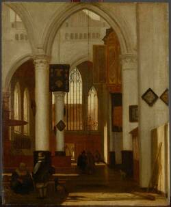 Inneres der Oude Kerk in Amsterdam