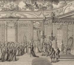 Einrichtung anlässlich der Hochzeit 1719