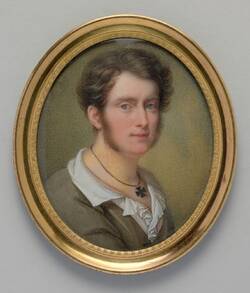 Portraitbildnisse eines jungen Mannes & einer jungen Frau