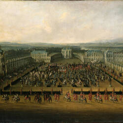 "Caroussel Comique". Aufzug im Zwinger 1722