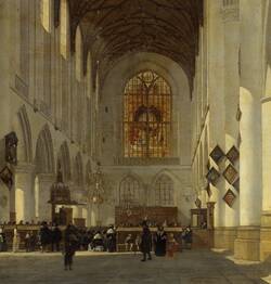 Innenansicht der St. Bavokerk zu Haarlem