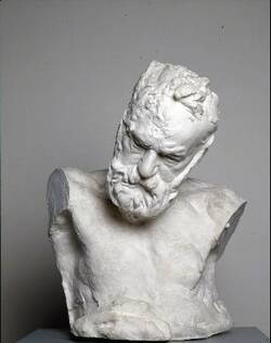 Victor Hugo, "Heroische Büste", erste Fassung