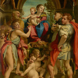 Die Madonna des heiligen Georg