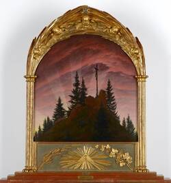 Das Kreuz im Gebirge (Tetschener Altar)