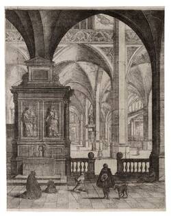 Inneres einer gotischen Kirche