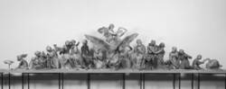 "Die Musik". Modell zu dem südlichen Giebelfeld für Gottfried Sempers Erstes Hoftheater in Dresden