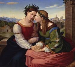 Italia und Germania (Kopie nach Overbeck)