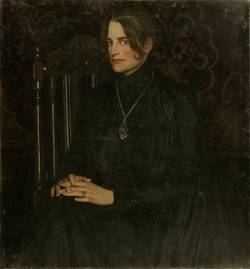 Oskar Zwintscher, Bildnis Clara Rilke-Westhoff, 1904