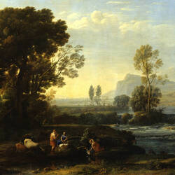 Landschaft mit der Flucht nach Ägypten