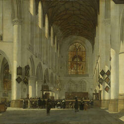 Innenansicht der St. Bavokerk zu Haarlem