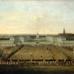 "Caroussel Comique". Rennen im Zwinger 1722
