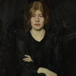 Bildnis einer Dame mit Zigarette